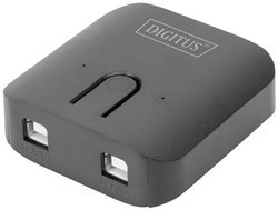 Przełącznik udostępniania USB 2.0 HOT Key Control, bez zasilacza Przejściówka, adapter USB 2.0 Digitus DA-70135-3 DA-70135-3
