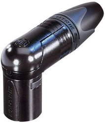 Złącze męskie XLR NC3MRX-B Neutrik NC3MRX-B złącze męskie kątowe Ilość styków: 3 czarny 1 szt.