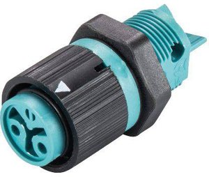 Złącze męskie okrągłe Wieland RST16I3/2S B1 M02 A TB 46.031.5051.6, styki:2, 250 V, 16 A, 1 szt.