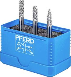 Zestaw frezów z węglika wolframu 1406 Trzpień ø 6 mm Nacięcie ALLROUND do wszechstronnego zastosowania Zestaw frezów PFERD 1406 ALLROUND 21901406, 1 szt.