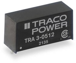 Przetwornica DC/DC, do PCB TracoPower TRA 3-1219 TRA 3-1219, SIL, 3 W, 9 V/DC, 333 mA, 1 szt.