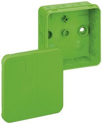 Puszka instalacyjna Spelsberg 2K-12-L/gn, IP55, (D x S x W) 85 x 85 x 37 mm, zielony, 1 szt.