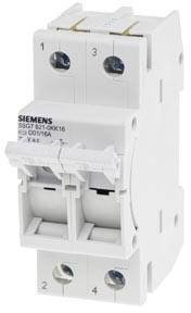 Siemens  5SG76210KK16  Rozłącznik bezpiecznikowy      Rozmiar bezpiecznika = D01    16 A    400 V  1 szt.