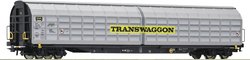 Wagon towarowy Roco 76738 Wagon z przesuwną ścianą w skali H0 Transwaggon