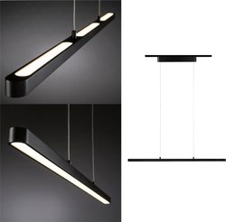 Lampa do systemu szynowego, wysokonapięciowego Paulmann URail Pendel Lento 96816    4130 lm czarny (matowy)