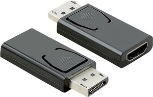 Przejściówka, adapter Value 12.99.3158, [1x złącze męskie DisplayPort - 1x złącze żeńskie HDMI]