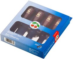 Zestaw krótkich dłut, 4 sztuki. 6 - 12 - 20 - 26 mm Zestaw dłut do rzeźbienia Kirschen 1156000, 1 szt.