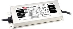 Mean Well ELG-75-24AB-3Y Sterownik LED  Stałonapięciowy 75.6 W 1.57 - 3.15 A 21.6 - 26.4 V/DC Funkcja ściemniania 3 w 1, Montaż w strefach zagrożonych wybuchem, Możlowość stosowania w meblach, Outdoor, Układ PFC, Ściemniacz, Regulowany, Zabezpieczenie prz