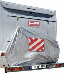 Pokrowiec ochronny na rower z kieszenią na znak ostrzegawczy HP Autozubehör 18158, (D x S x W) 100 x 198 x 139 cm