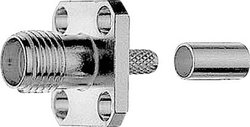 Złącze SMA Telegärtner J01151A1011 J01151A1011 złącze żeńskie z kołnierzem 50 Ω 1 szt.