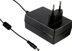 Zasilacz impulsowy zasilacze wtyczkowe serii GSM18E Medical Single moc wyjściowa: 18 W Zasilacz wtyczkowy, stałonapięciowy Mean Well GSM18E24-P1J 0.75 A 18 W