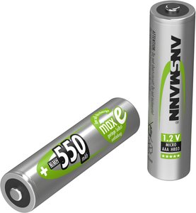 Akumulator AAA/R03 Ansmann maxE HR03, NiMH, 550 mAh, 1.2 V, 1 szt.