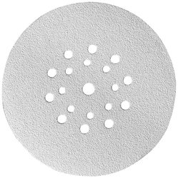 Tarcza szlifierska kwb Quick-Stick K 40 - do szlifierek z długą szyją, 225 mm Ø, powłoka stearynianowa, perforowana na rzep Papier ścierny delta, zestaw kwb  492104  5 szt.