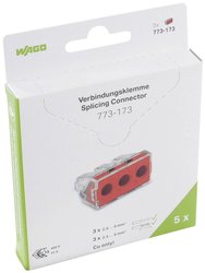 Złącze zaciskowe WAGO 773-173, PIN: 3, 400 V/AC, 41 A, 5 szt.
