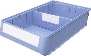 Skrzynka magazynowa VISO TR 4209 (S x W x G) 234 x 90 x 400 mm niebieski 1 szt.