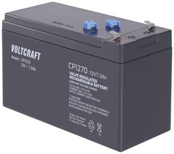 Akumulator ołowiowy VOLTCRAFT CE12V/7Ah VC-12713970, AGM, 12 V, 7 Ah
