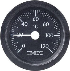 Termometr tablicowy, panelowy IMIT 100847, 0 - 120 °C, Dokładność: ± 5 °C, Ø 52 mm