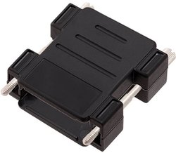 Obudowa adaptera D-SUB encitech DPAK-P-15-K 1511-0100-02, tworzywo sztuczne, 180 °, 1 szt.