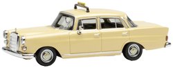 Model samochodu Herpa 095693 H0 Mercedes Benz 200 płetwy ogonowej, taksówka