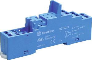 Gniazdo przekaźnika Finder 97.52.30 97.52.30, 10 szt.