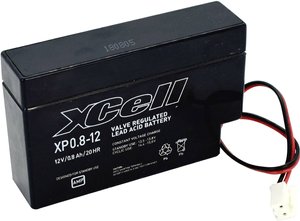 Akumulator ołowiowy XCell XP0.812JST XCEXP0.812JST, AGM, 12 V, 0.8 Ah