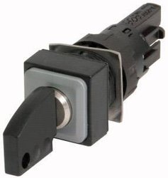 Przycisk kluczykowy Eaton Q18S1 pierścień przedni z tworzywa sztucznego czarny   1 szt.