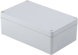 Obudowa uniwersalna Weidmüller KLIPPON K61 RAL7001, Wymiary: (S x W x G) 260 x 160 x 91 mm, aluminium, malowany proszkowo, 1 szt.