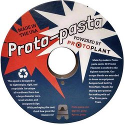 Filament do drukarek 3D PLA magnetyczny Proto-Pasta FEP12805, Średnica filamentu: 2.85 mm, 500 g, szary