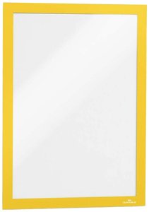 Durable 487204 DURAFRAME® Info-Rahmen Ramka informacyjna, samoprzylepna DIN A4 żółty (S x W) 236 mm x 323 mm 2 szt.