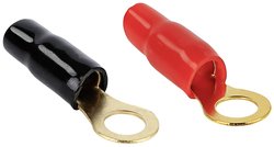 ACV Złączke oczkowe Car HiFi Zestaw 2-elementowy 20 mm² 8.40 mm czarny, czerwony