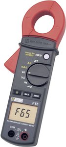 F65 Multimetr cęgowy / cęgowy miernik prądu upływu (RMS) Miernik cęgowy Chauvin Arnoux F65, CAT III 600 V