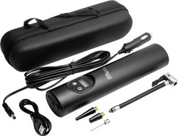 Technaxx 4906 Kompresor TX-157 8 bar z torbą do przenoszenia, cyfrowy wyświetlacz, zaw. 1 akumulator, z lampą roboczą, automatyczne wyłączanie, ładowany 12 lub 230 V