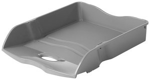 Półka na listy HAN Re-LOOP, DIN A4/C4, materiał w 100% z recyklingu, ciemnoszary do układania w stosy Tacka na listy HAN Re-LOOP DIN A4, DIN C4 ciemnoszary 1 szt.