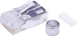 złącze męskie proste RJ48 BEL Stewart Connectors 940-SP-361010-A217 Ilość styków: 10P10C 1 szt.