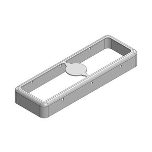 41,2 x 13,6 x 5,1 mm Dwuczęściowa bezszwowa osłona RF/ekran EMI FRAME (CRS) Ekranowa rama osłonowa Masach TECH EMI/RFI-Abschirmung MS412-10F, 1 szt.