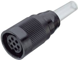 Złącze okrągłe binder 09-0064-00-07, Ilość styków: 7, 1 szt.