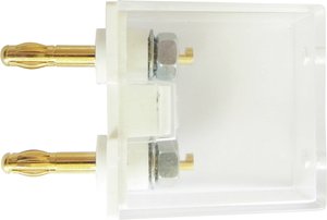 Uchwyt komponentów Schnepp 4 mm, 2-biegunowy Adapter pomiarowy Schnepp G1 2AU 1 szt.