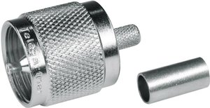 Złącze UHF Telegärtner J01040A0001 J01040A0001 złącze męskie proste 50 Ω 1 szt.