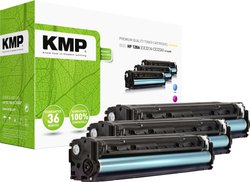KMP              Toner, zestaw              Zamiennik HP 128A, CE321A, CE322A, CE323A              Cyjan, Magenta, Żółty              1300 strony             KMP 1227,0030 Kaseta tonera 1 zest.
