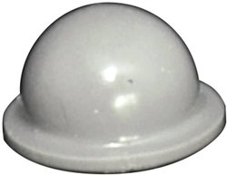 Bufor elastyczny samoprzylepny TOOLCRAFT PD2055G, Okrągły, (fi X wys.) 9,6 mm x 5,4 mm