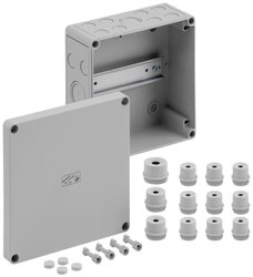 Skrzynka rozdzielcza Spelsberg RK 4/18-L 61691201, polistyrol (EPS), 182 x 180 x 90 , szary, 1 szt.