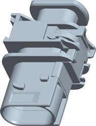 Obudowa złącza pin żeńskiego na PCB TE Connectivity HDSCS, MCP 1-1670730-1, automotive, piny: 3, 1 szt.