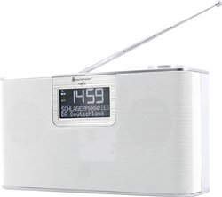 Radio soundmaster DAB700WE DAB+, UKW funkcja głośnomówiąca, zawiera mikrofon, funkcja budzika biały
