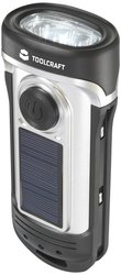 Latarka solarna LED Toolcraft, na dynamo, z panelem solarnym  Latarka TOOLCRAFT SOLAR & DYNAMO LIGHT TO-8602005 20 lm