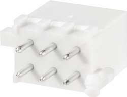 Obudowa złącza pin męskiego na PCB TE Connectivity Mini-Universal MATE-N-LOK 1-770875-0, wire-to-board, piny: 6, 9.5 A, 1 szt.