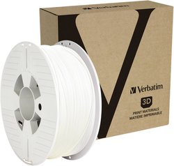Filament do drukarek 3D PETG Verbatim 55050, Średnica filamentu: 1.75 mm, 1 kg, biały