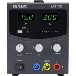 Zasilacz laboratoryjny regulowany VOLTCRAFT LPS1153 0 - 15 V/DC 0 - 3 A 45 W