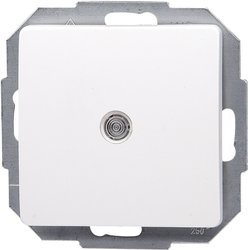 Przełącznik schodowy Płytka przycisku Kopp Paris 650693083, biały