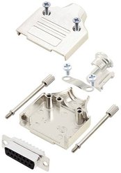 Zestaw listew żeńskich D-Sub TRU COMPONENTS TCMHDM15DMSK 7708576, rzędy: 2, styki: 15, 180 °, 1 szt.