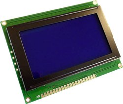 Wyświetlacz LCD Display Elektronik DEM128064ASBH-PW-N biały niebieski 128 x 64 Pixel (S x W x G) 93 x 70 x 10 mm